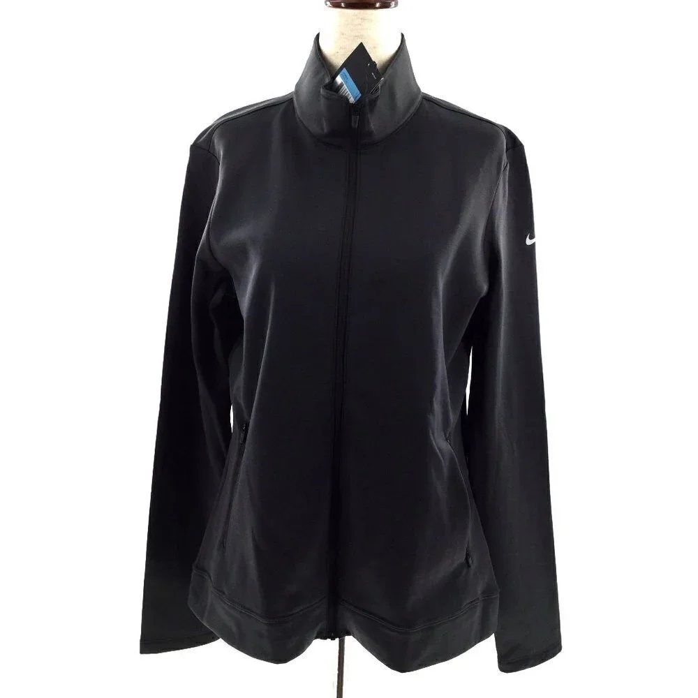Nike New Therma Dri Fit Woman Grey‎ Track Jacket